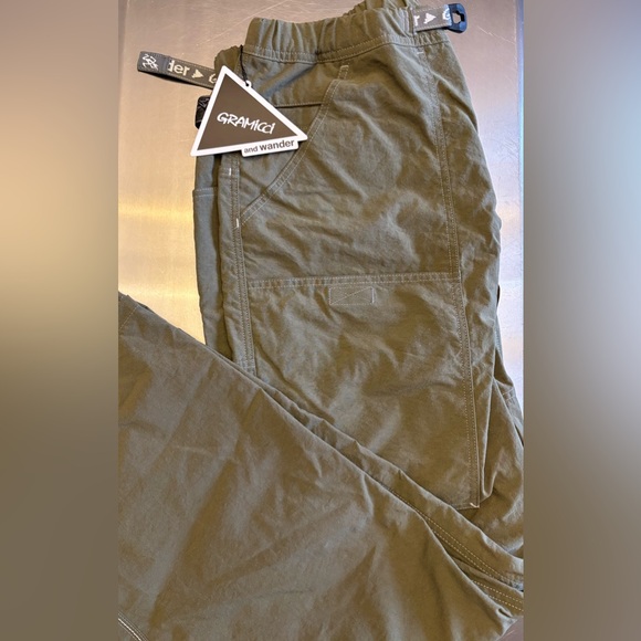 Gramicci x and wander Nylon EQT Pant - New - Cargo Color: Khaki (Green) - Picture 3 of 7